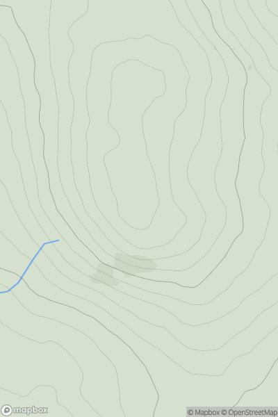 Thumbnail image for Benbrack [The Glenkens to Annandale] [NS531006] showing contour plot for surrounding peak